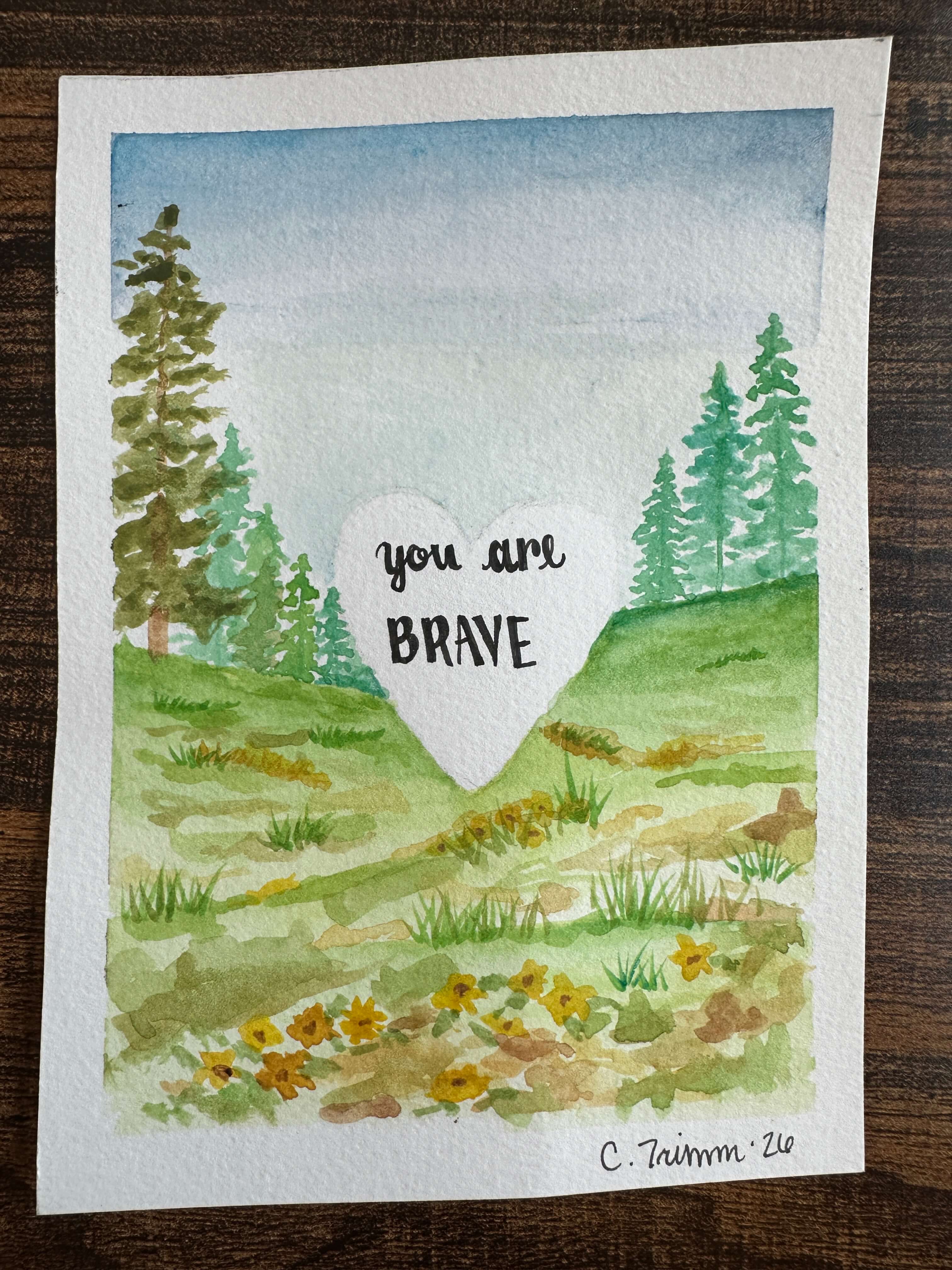 Brave as seen in Fairfax mini-art vending machines